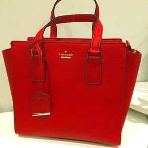 Kate Spade Red Bag (Cameron Street Small Hayden)